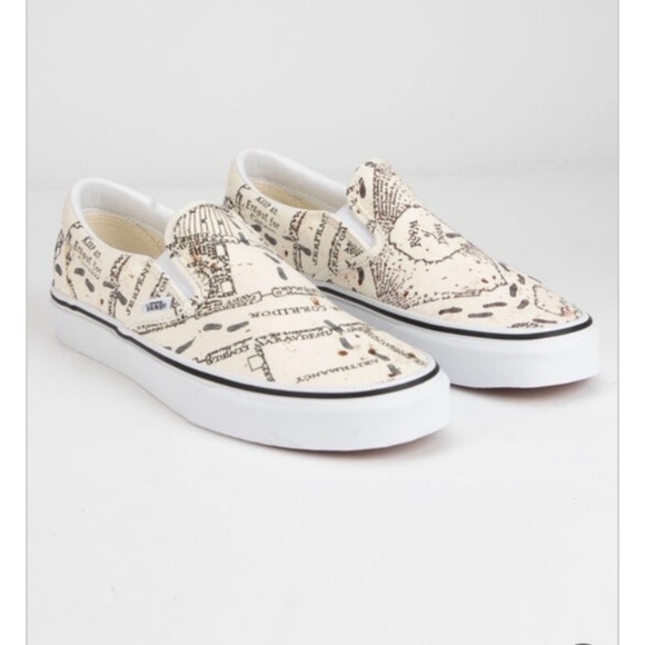 Vans  Shoes  Harry Potter X Vans Marauder Map Vans  Poshmark